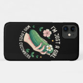 Gewoon een meisje dat van komkommers houdt - Grapp Case-Mate iPhone Case (Achterkant (horizontaal))