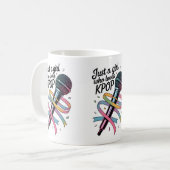 Gewoon een meisje dat van Kpop houdt Koffiemok (Voorkant links)