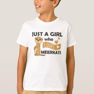 Gewoon een meisje dat van kratten houdt - Zoo Anim T-shirt