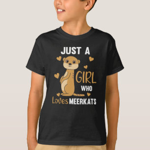 Gewoon een meisje dat van kratten houdt - Zoo Anim T-shirt