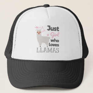 Gewoon een meisje dat van Llamas houdt Trucker Pet