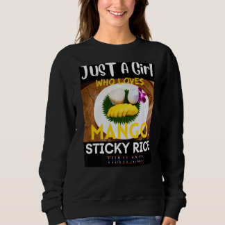Gewoon een meisje dat van Mango Sticky Rice Thaila Trui