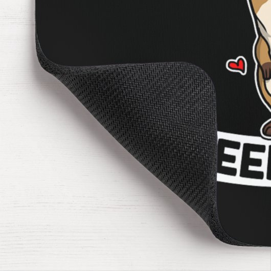 Gewoon een meisje dat van Meerkats houdt, die van  Muismat (Hoek)