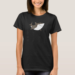 Gewoon een meisje dat van Megalodons houdt, tast M T-shirt