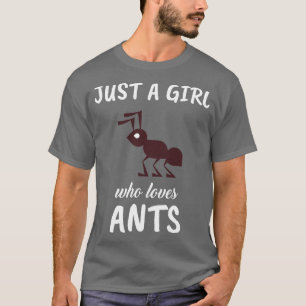 Gewoon een meisje dat van mieren houdt 1 t-shirt
