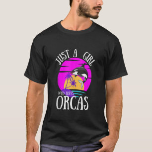 Gewoon een meisje dat van Orcas Retro Tanktop hou