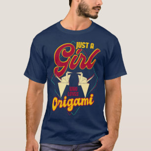 Gewoon een meisje dat van origami houdt1 t-shirt