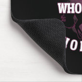 Gewoon een meisje dat van paarden houdt Athletic R Muismat (Hoek)