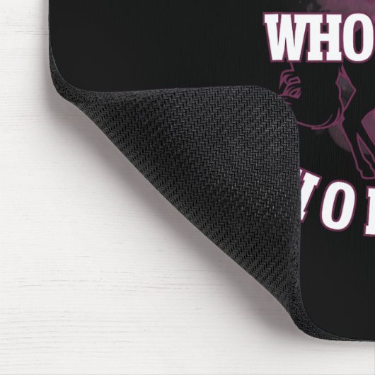 Gewoon een meisje dat van paarden houdt Athletic R Muismat (Hoek)