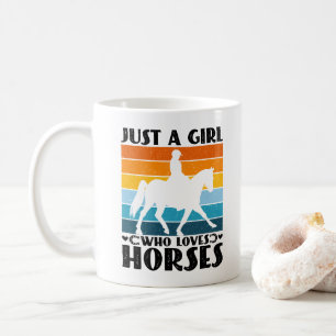Gewoon een meisje dat van paarden houdt, grappige  koffiemok