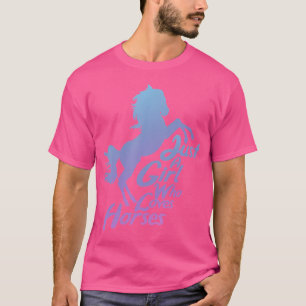 Gewoon Een Meisje Dat Van Paarden Houdt Meisje Paa T-shirt