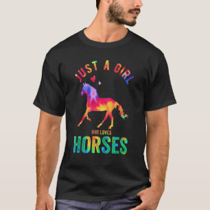 Gewoon Een Meisje Dat Van Paarden Houdt Paard Pa T-shirt