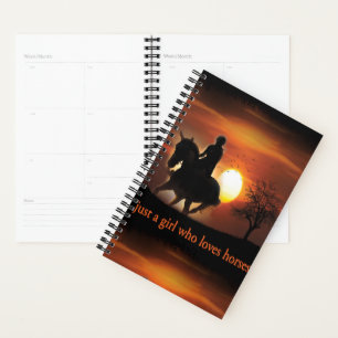 gewoon een meisje dat van paarden houdt planner
