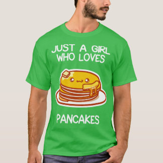 Gewoon een meisje dat van Pancakes houdt T-shirt