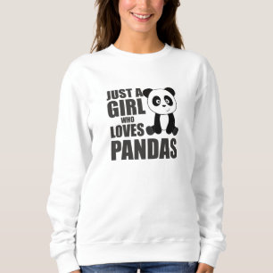 Gewoon een meisje dat van Pandas houdt, die diere Trui