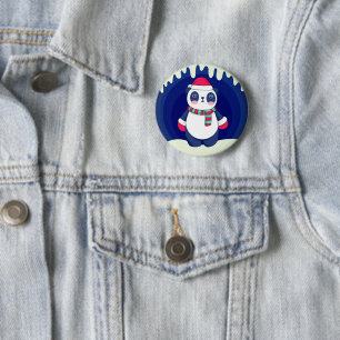 Gewoon een meisje dat van panda's houdt, Schattige Ronde Button 5,7 Cm