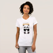 Gewoon een meisje dat van Pandas houdt T-shirt (Voorkant volledig)