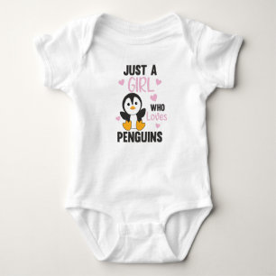 Gewoon een meisje dat van Penguins houdt, Cute Pen Romper