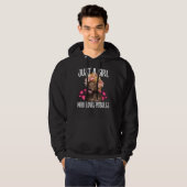 Gewoon een meisje dat van Pit Bulls houdt... van d Hoodie (Voorkant volledig)