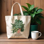 Gewoon een meisje dat van Plant houdt | | Crazy Pl Tote Bag