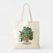 Gewoon een meisje dat van Plant houdt | Crazy Plan Tote Bag (Achterkant)