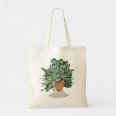 Gewoon een meisje dat van Plant houdt | Crazy Plan Tote Bag (Voorkant)