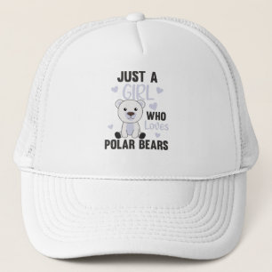 Gewoon een meisje dat van Polaire Beren houdt - Ku Trucker Pet