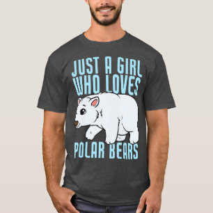 Gewoon een meisje dat van Polar Beren Premium 1166 T-shirt