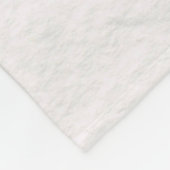 Gewoon een meisje dat van pomkin Fleece Blanket ho (Hoek)