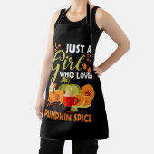 Gewoon een meisje dat van Pumpkin Spice Autumn Her Schort (Insitu)