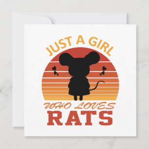 Gewoon een meisje dat van ratten houdt