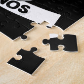 gewoon een meisje dat van rhinos schattige neushoo legpuzzel (Zijkant)