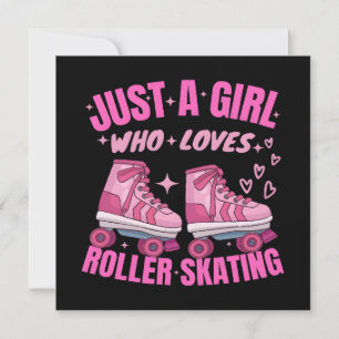 Gewoon Een Meisje Dat Van Rollerskaten Houdt