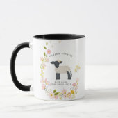 Gewoon een meisje dat van schapen houdt | Monogram Mok (Links)
