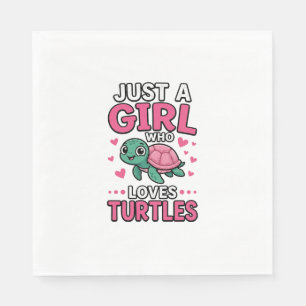 Gewoon een meisje dat van schildpadden houdt, Cute Servet