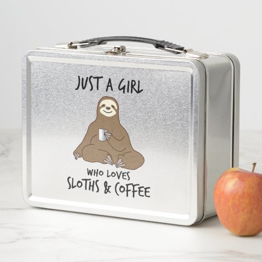 Gewoon een meisje dat van Sloths Coffee houdt (In situ)