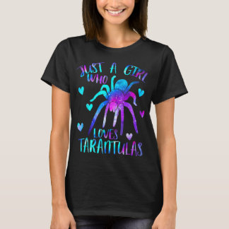 Gewoon een meisje dat van Tarantulas Galaxy Spider T-shirt