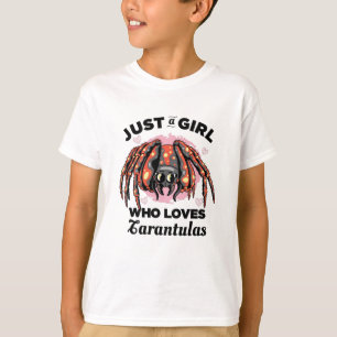 Gewoon een meisje dat van Tarantulas houdt T-shirt