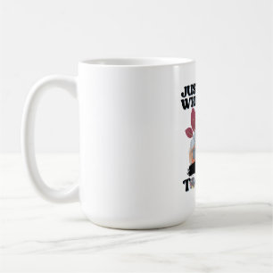 Gewoon een meisje dat van tekenen houdt koffiemok