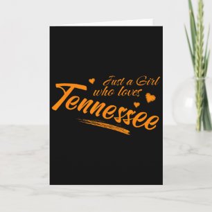 Gewoon Een Meisje Dat Van Tennessee Houdt, Dames C Kaart