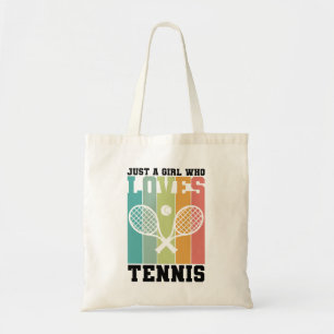 Gewoon een meisje dat van Tennis houdt Tennis Pl Tote Bag
