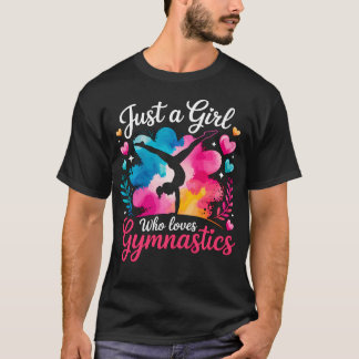 Gewoon Een Meisje Dat Van Turnen Houdt T-shirt