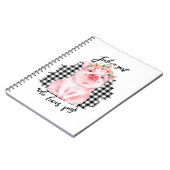 Gewoon een meisje dat van varkens houdt notitieboek (Linkerzijde)