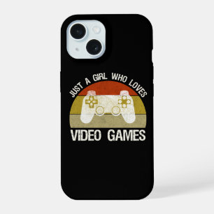 Gewoon Een Meisje Dat Van Videogames Houdt iPhone 15 Hoesje
