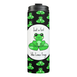 Gewoon een meisje dat van vrienden houdt thermosbeker