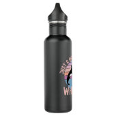 Gewoon een meisje dat van walvissen Orca houdt Waterfles (Links)