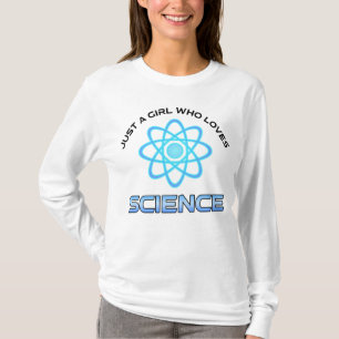 Gewoon Een Meisje Dat Van Wetenschap Houdt T-shirt