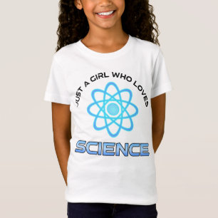 Gewoon Een Meisje Dat Van Wetenschap Houdt T-shirt