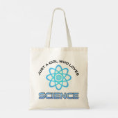 Gewoon Een Meisje Dat Van Wetenschap Houdt Tote Bag (Achterkant)