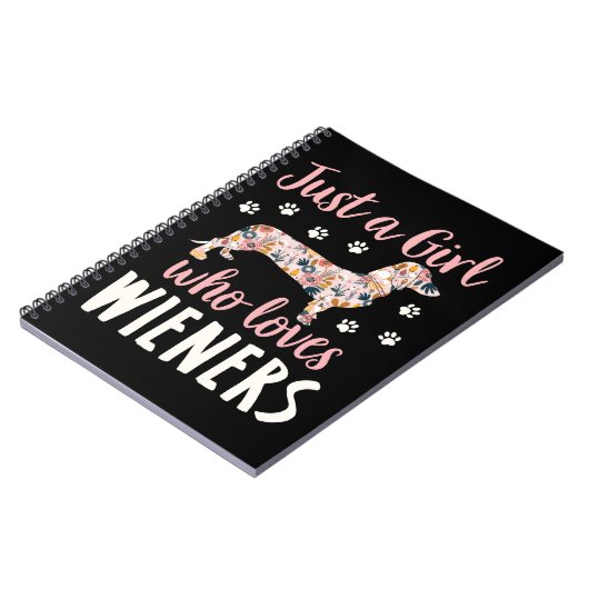 Gewoon een meisje dat van Wieners houdt Notitieboek (Linkerzijde)